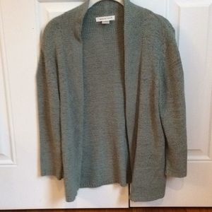 Beautiful August Silk Green Cardigan